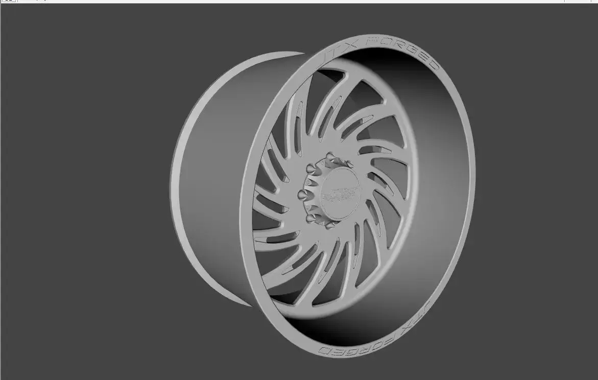 WHEEL BASED on JTX REALM CHROME 3D model
