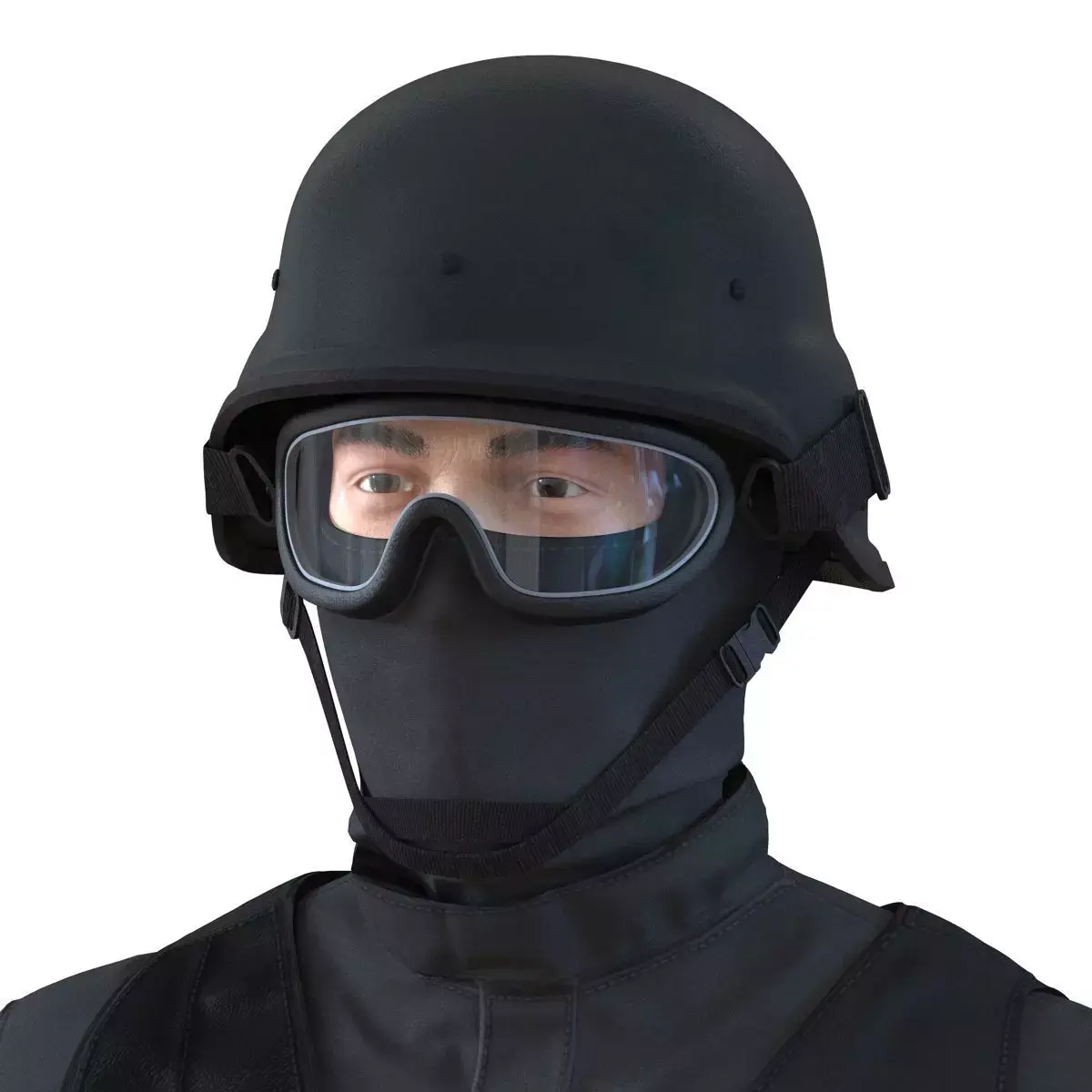 SWAT Man Mediterranean 3D model