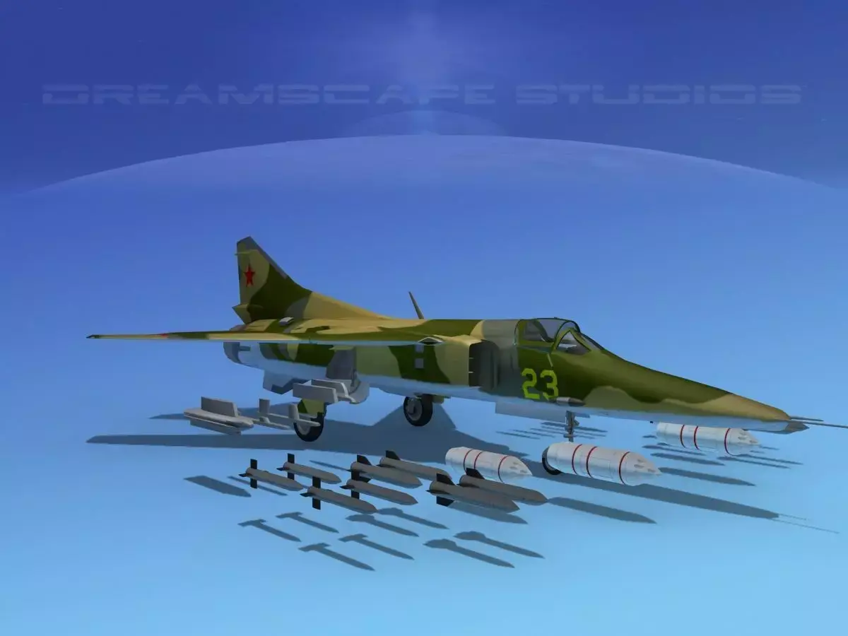 MIG-27 Flogger V01 USSR 3D model