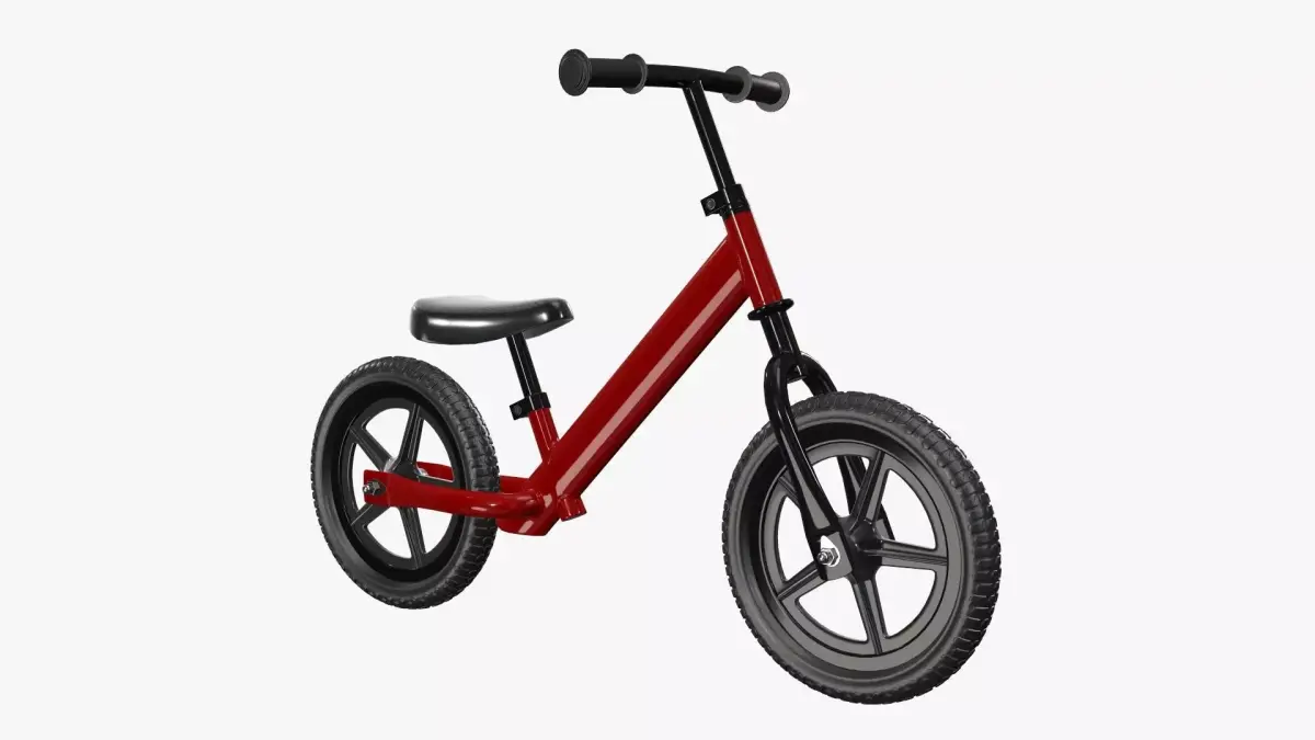 Children balance bike classic 3D model