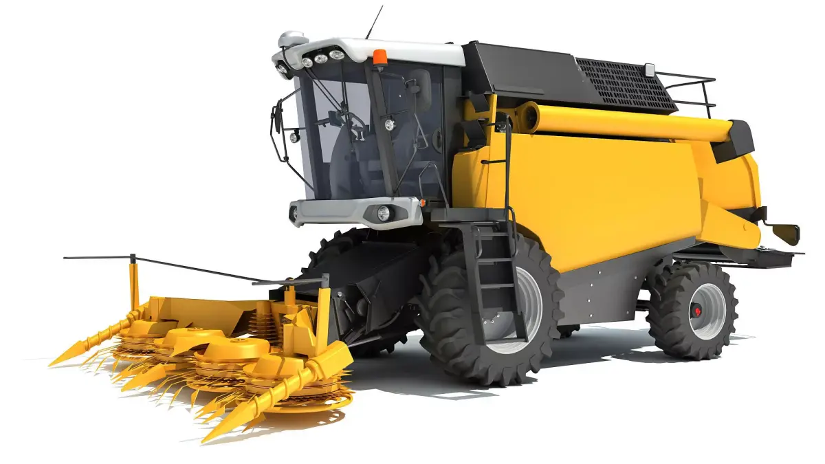 Combine Harvester 3D model 16
