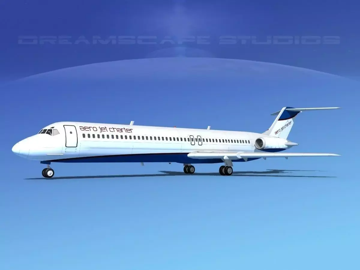 Douglas DC-9-50 Aero Jet Charter 3D model