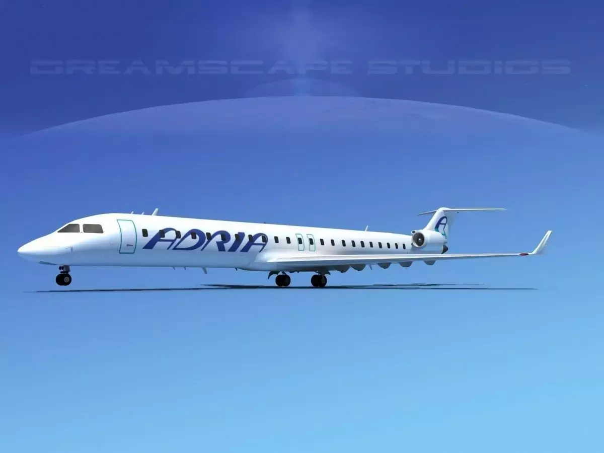 Bombardier CRJ900 Adria 3D model