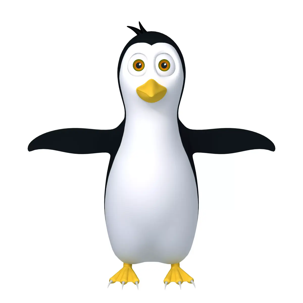 Penguin Cartoon 3D model buy