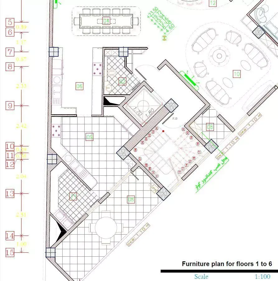 Mixed Use Apartment Building with Commercial Ground Floor 3D model