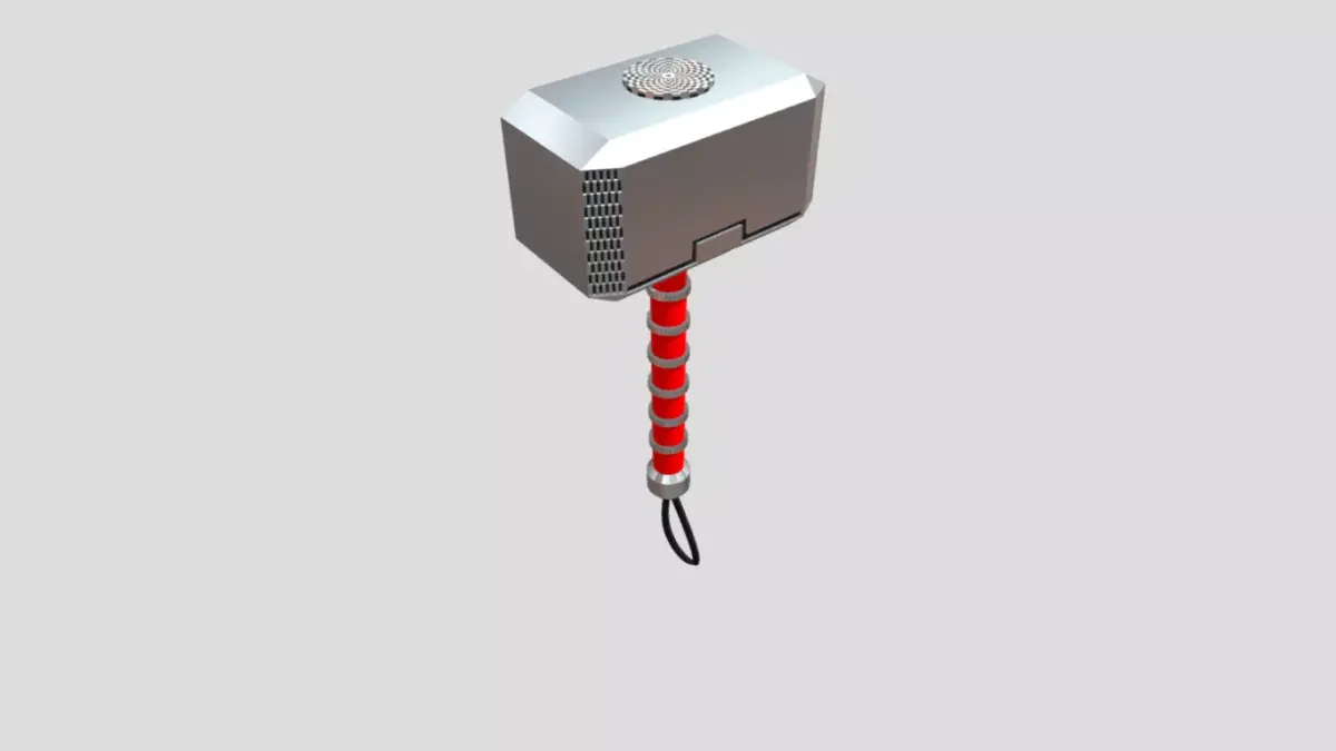 Thor Mjolnir Free low-poly 3D model