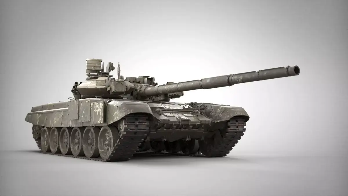 modern tank02 3D model