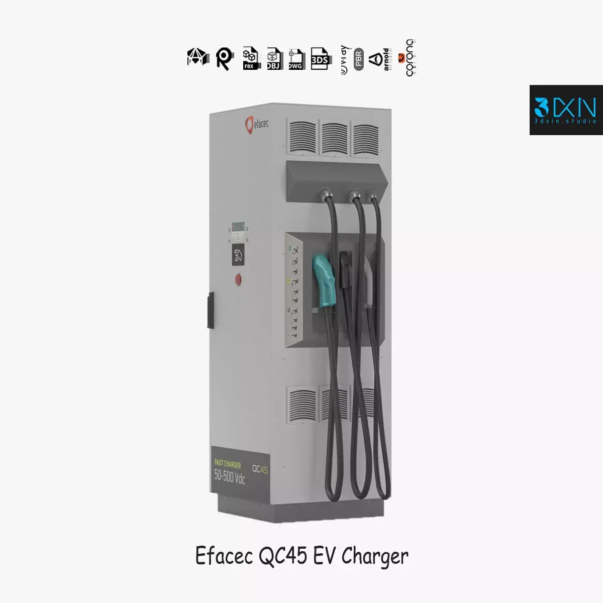 Efacec QC45 EV Charger 3D model