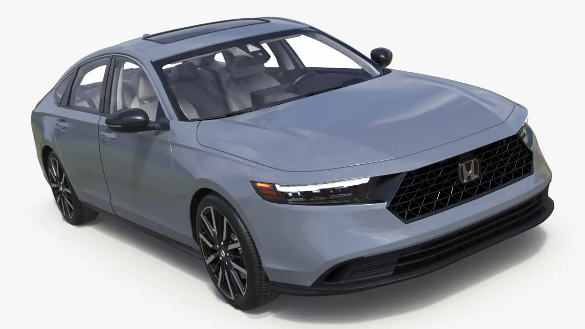 Gray Honda Accord 2025 3D model