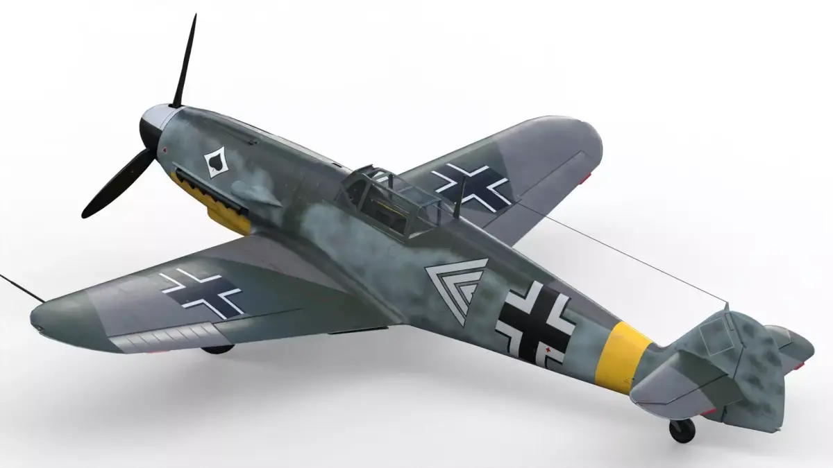 Bf 109 f-2  Messerschmitt  3D model