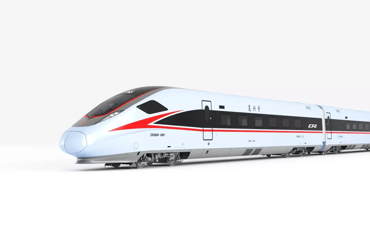 CR300AF High-speed train Model 3D model