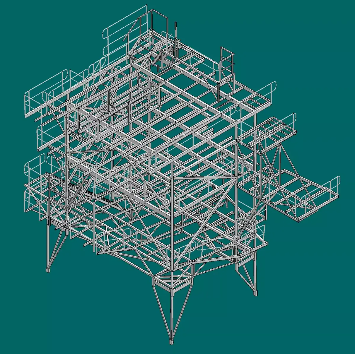 Maintenance Platform 3D model