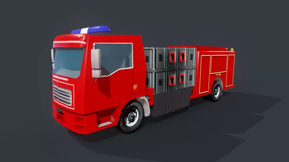 Truck 3D model shop