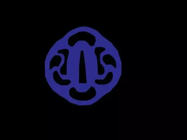 tsuba brain logo Free low-poly 3D model