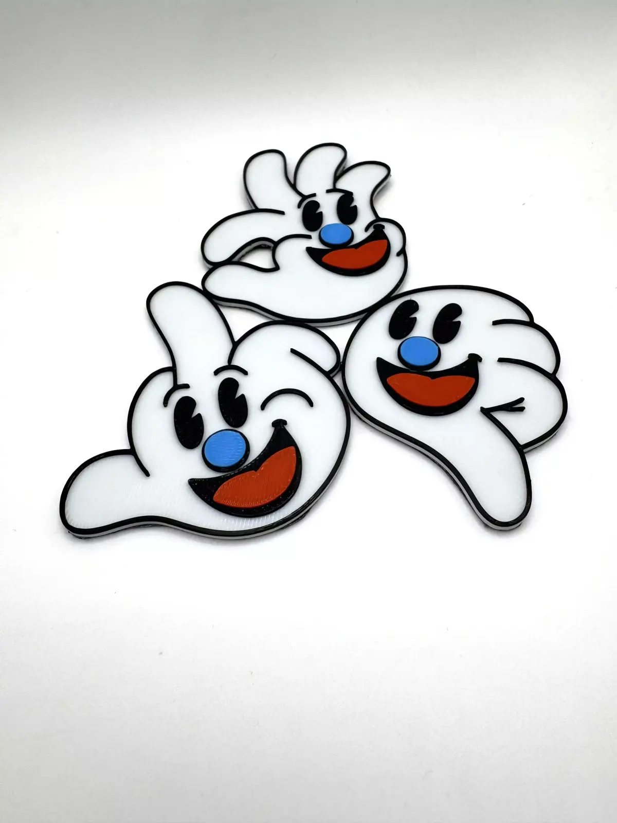 Happy Hand Magnets 3D model