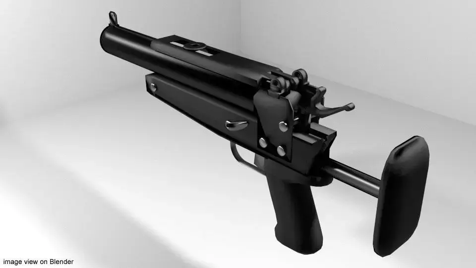 Grenade Launcher Standalone HK69A1 3D model