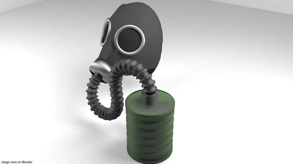 Gasmask Type 3 3D model
