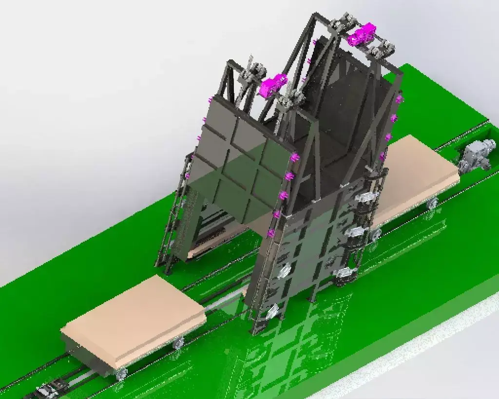 INDUSTRIAL METAL ANNEALING -STRESS RELIEF FURNACE- FURNACE 3D model