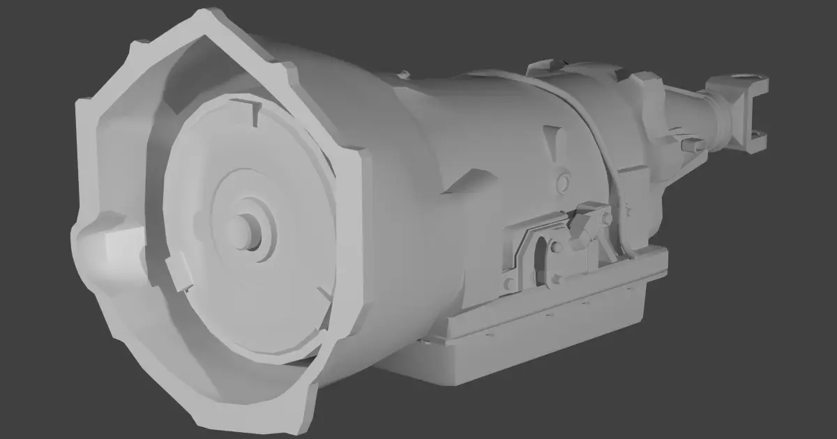 GM Bolt pattern generic Automatic Transmission 3D model