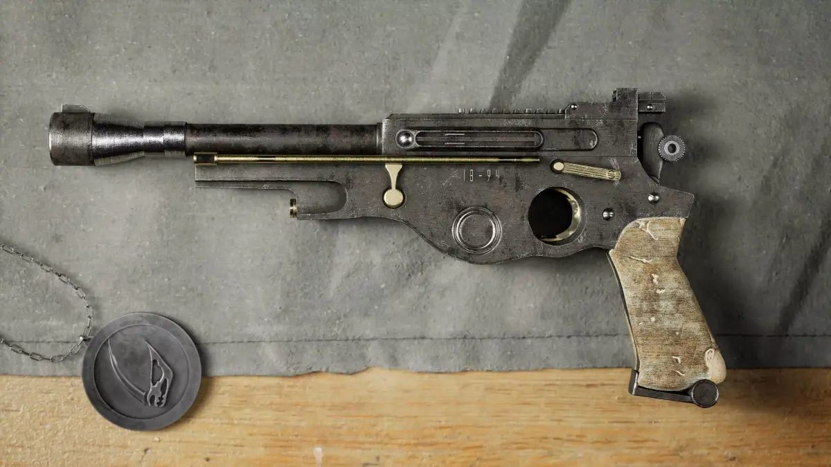 HERO Prop Asset - Mandalorian Blaster IB-94 Low-poly 3D model