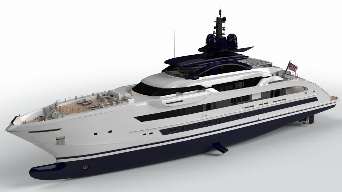 Willie Star Luxury Yacht Dynamic Simulation 3D model