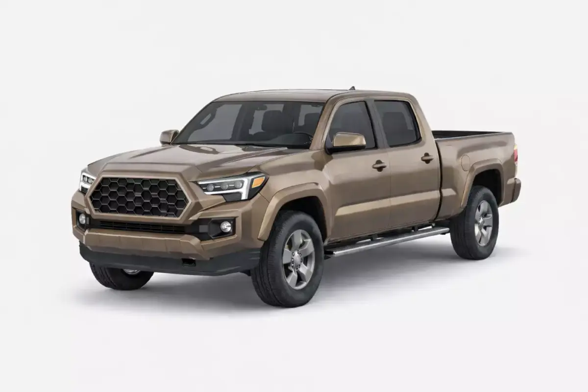 Generic Pickup Simple Durable Utility Truck 04 3D model