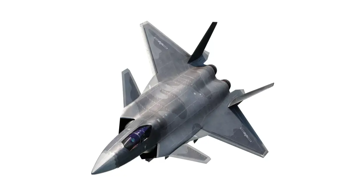 J-20 J20 J20B J-20B Chinese stealth fighter Low-poly 3D model
