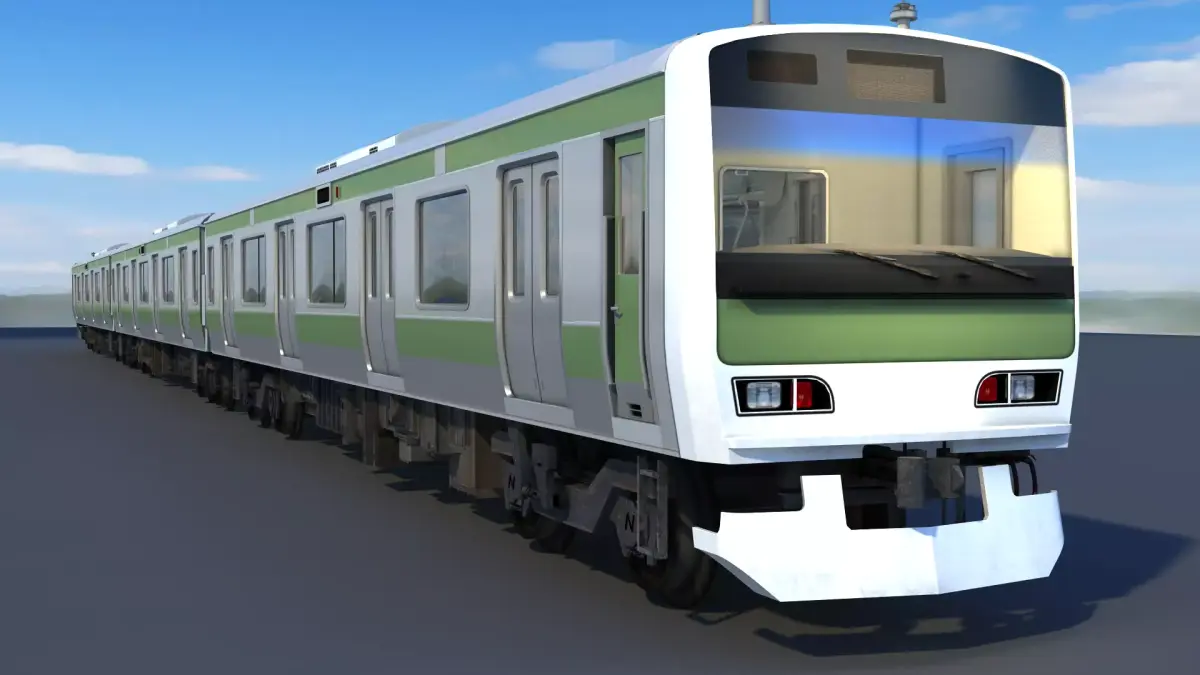 Japan Rail 3D model