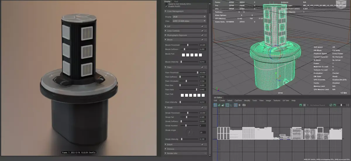 Photorealistic automotive lightbulb collection - item 001 3D model