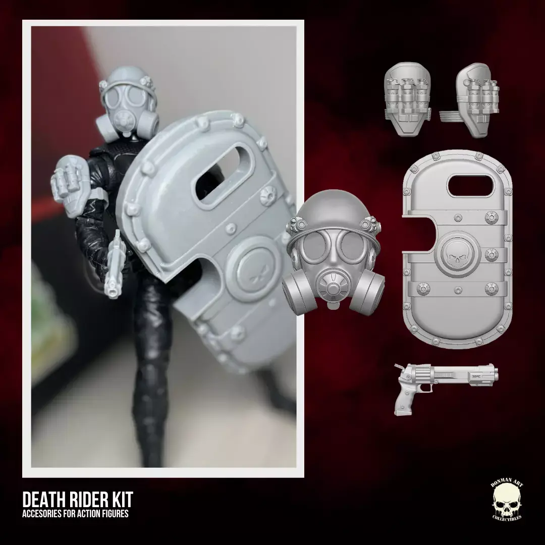Deathrider Kit 3D printable files for Action Figures 3D print model