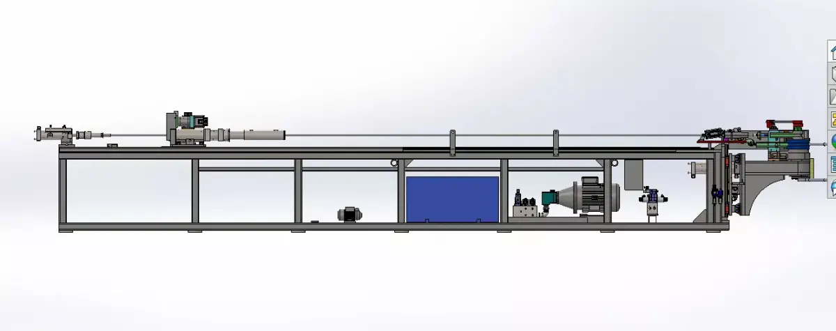 CNC PIPE BENDING MACHINE 3D model