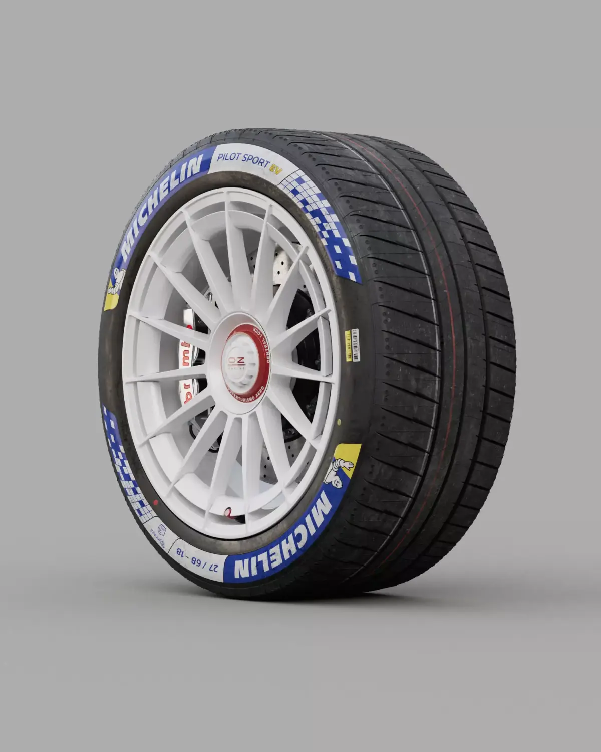 Michelin Pilot Sport EV 27 68 18 Clean 3D model