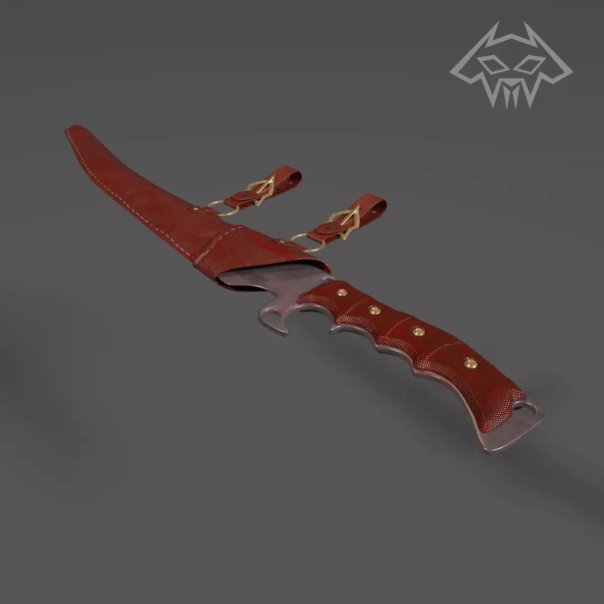Weapon Series - Bloody Slashing Knife 3D model