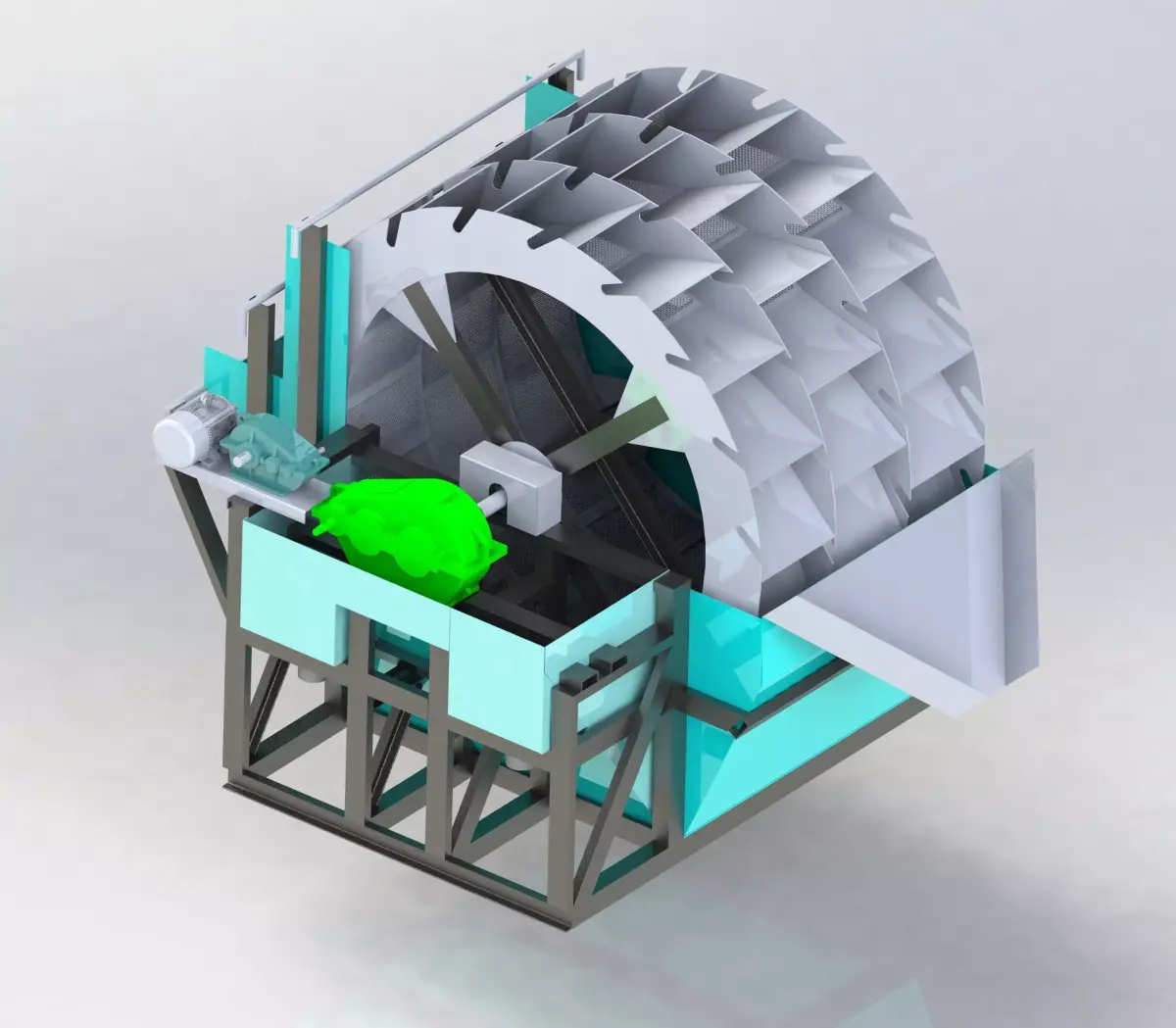 sand washing machine 3D model