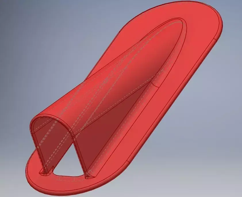 Cable fairing for experimental aircraft 3D print model