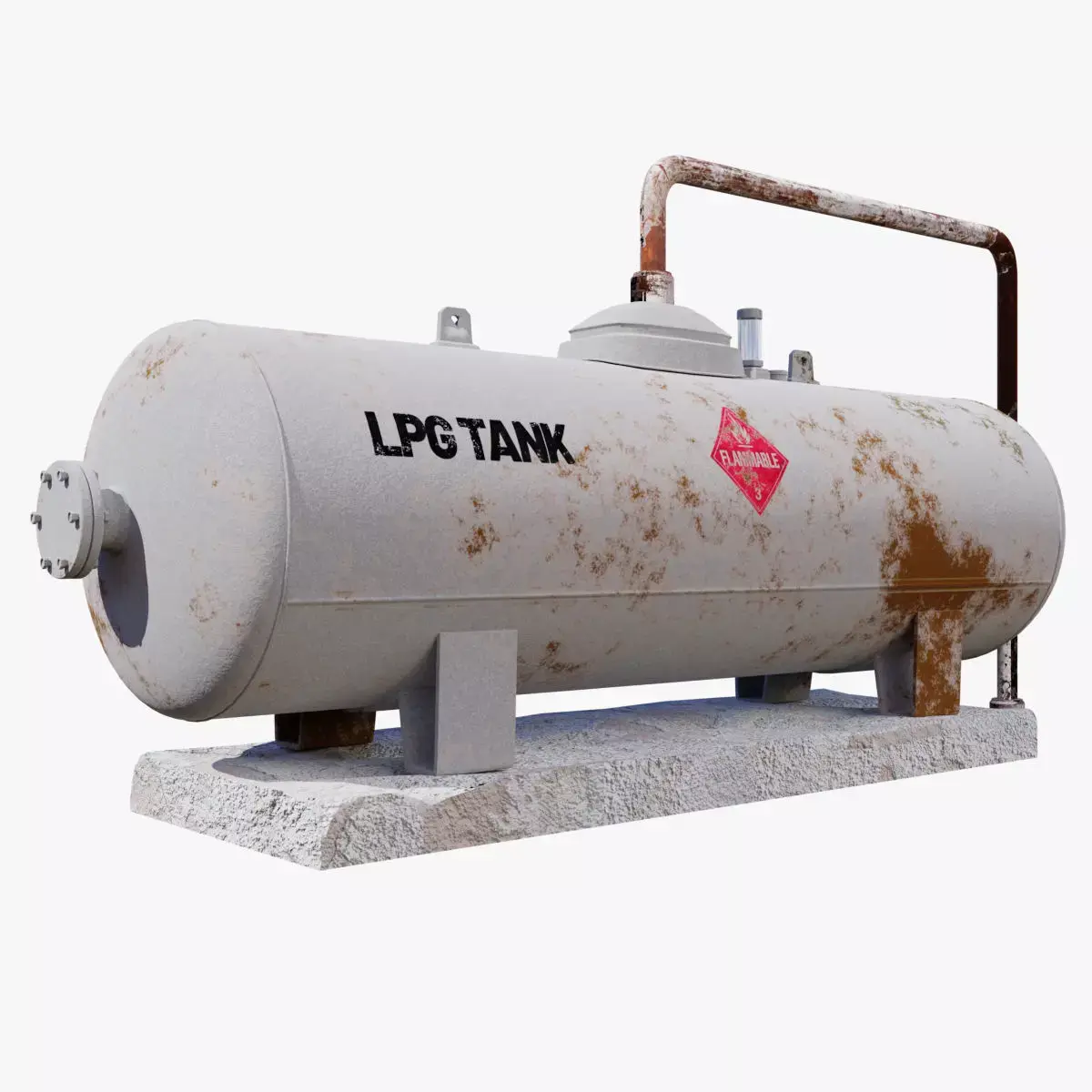 Lpg Storage Tank 3D model