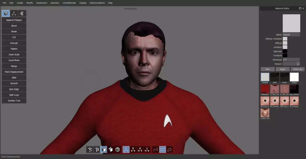 STAR TREK SCOTTY 3D MODEL Free 3D model