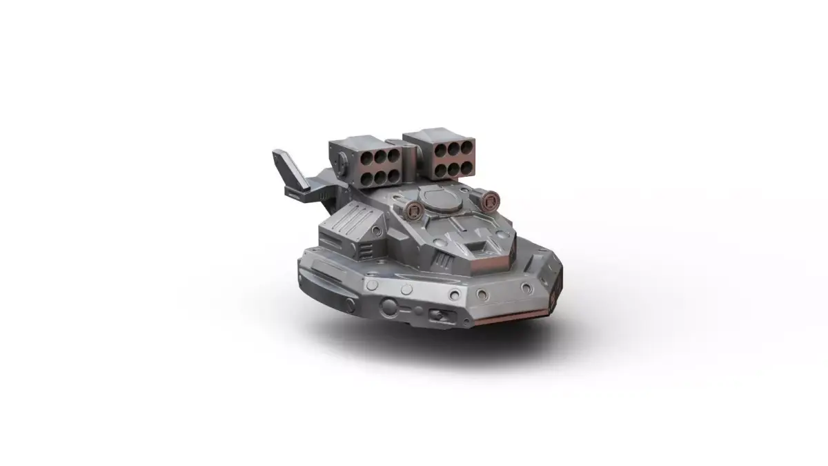 Spaceship- Tormentor Hover Tank 3D print model