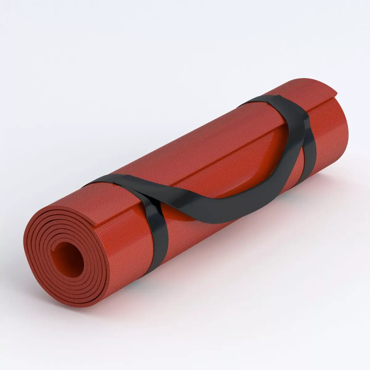 Yoga Mat Red 3D model