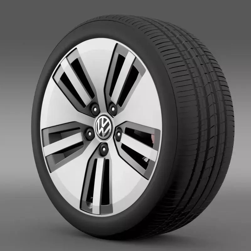 Volkswagen E Golf wheel 3D model