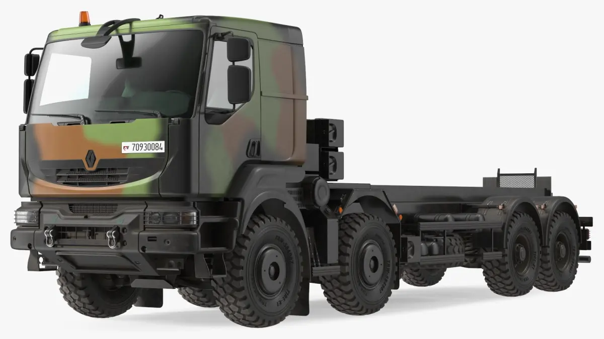 Renault Kerax 8x8 Heavy Utility Truck 3D model