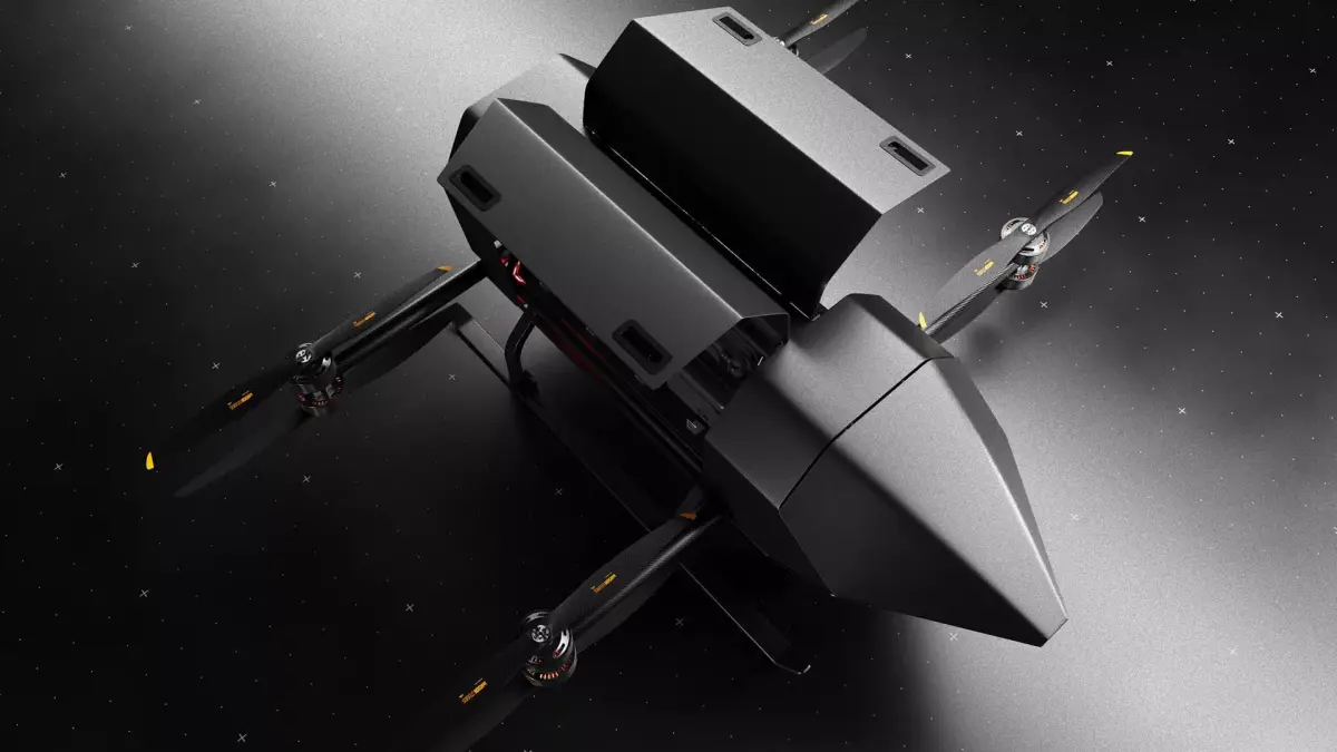 Cargo eVTOL Drone 3D model