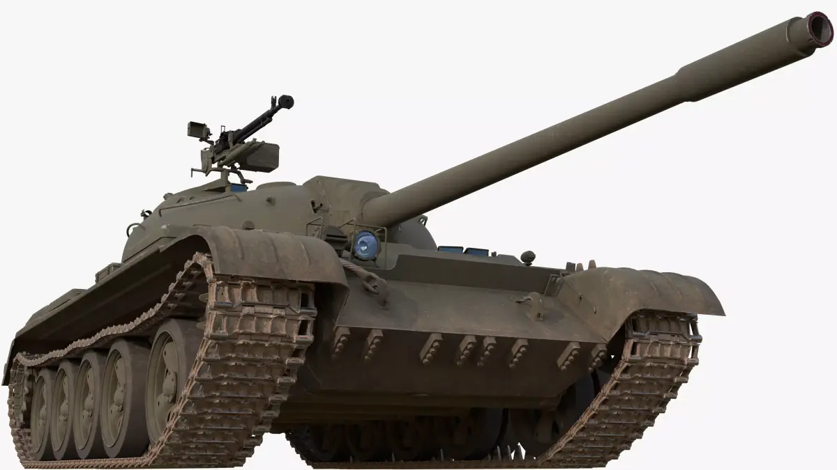 Type 59 PLA Army Tank Game Ready 8K PBR Model Low-poly 3D model