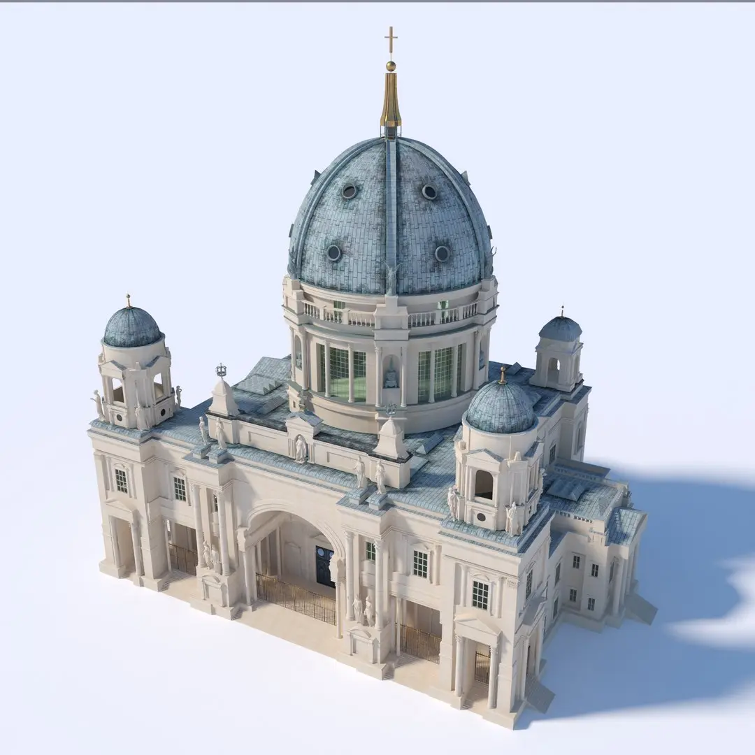 Berlin Cathedral 3D model purchase