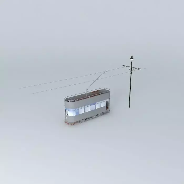 Double decker tram Free 3D model purchase