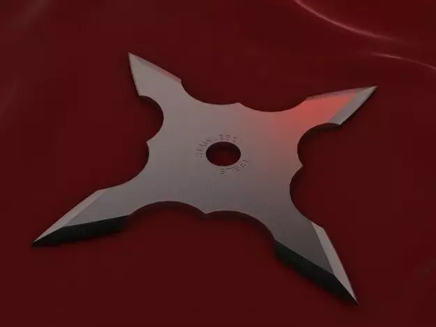 4 Point Shuriken 3D model
