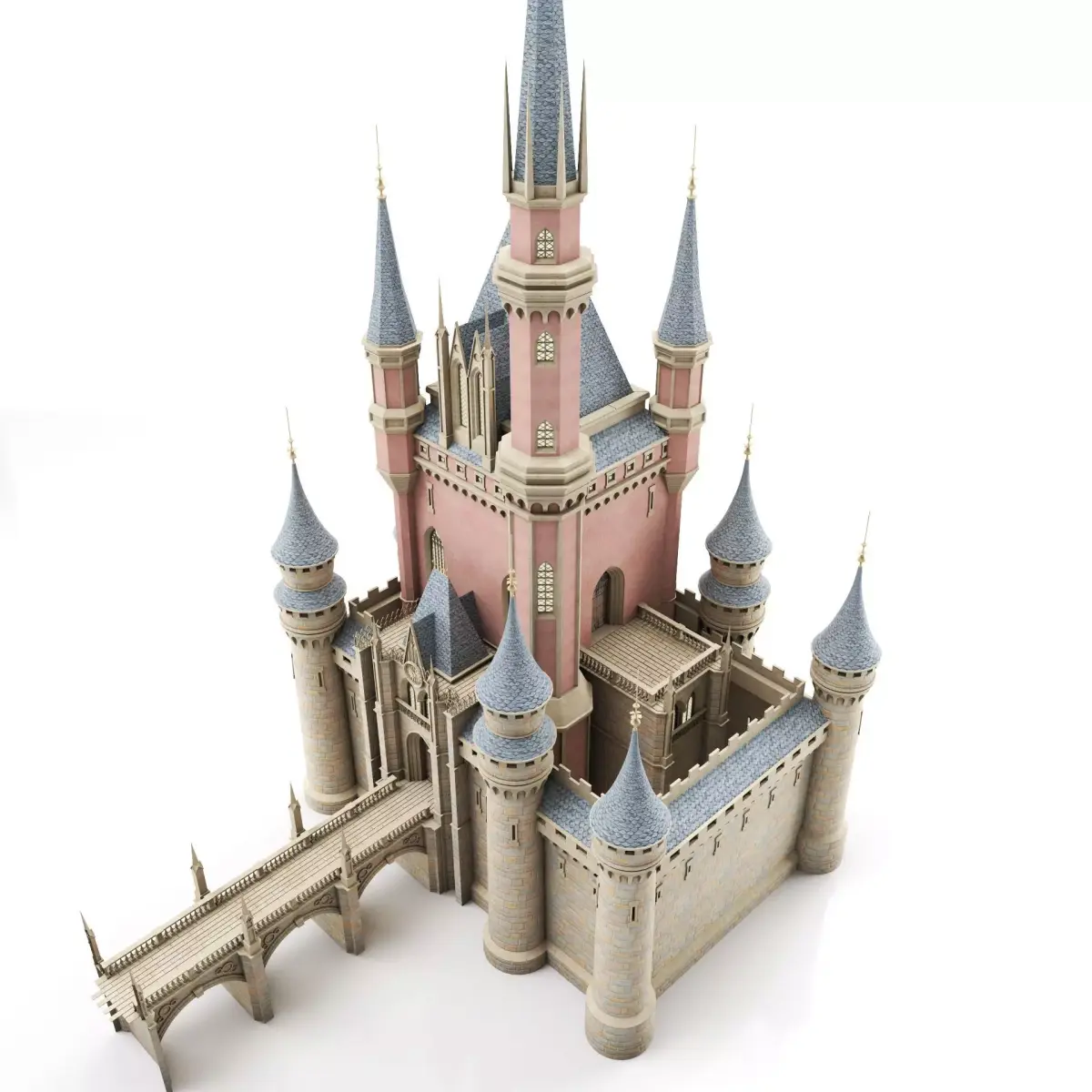 Fantasy Castle 3D model