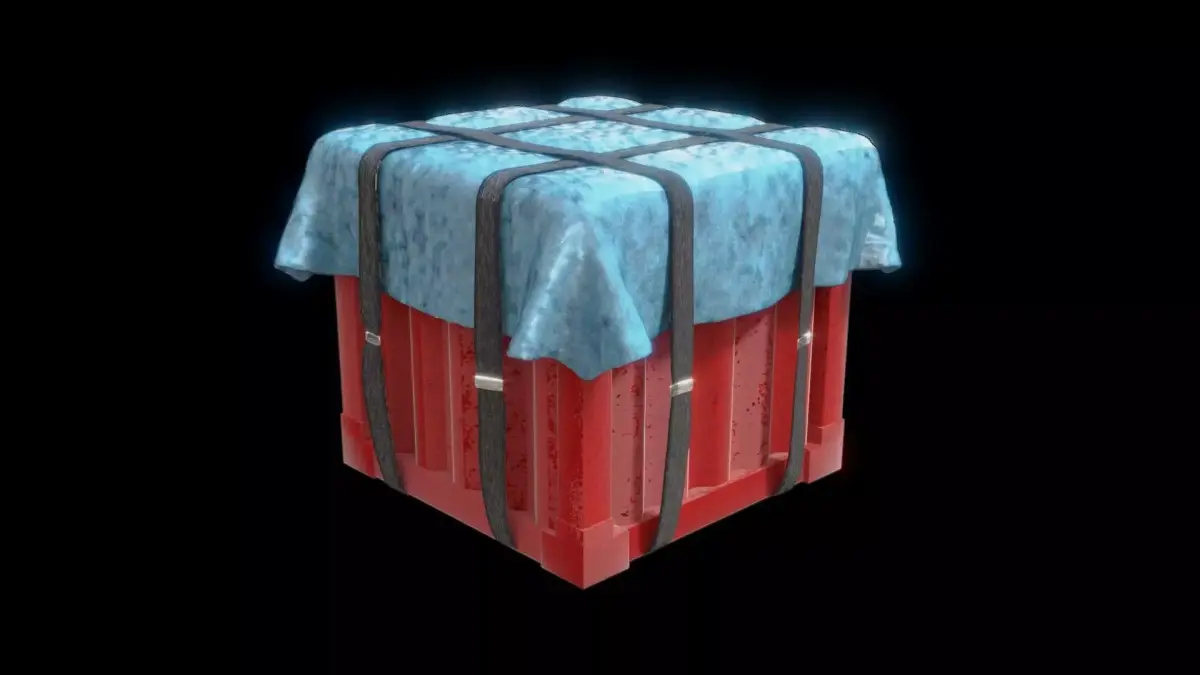 PUBG Airdrop Crate Free 3D model