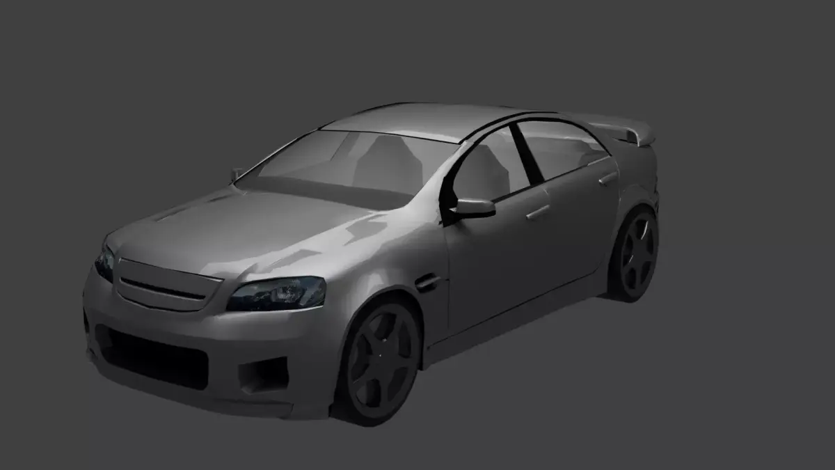 VE COMMODORE Free low-poly 3D model