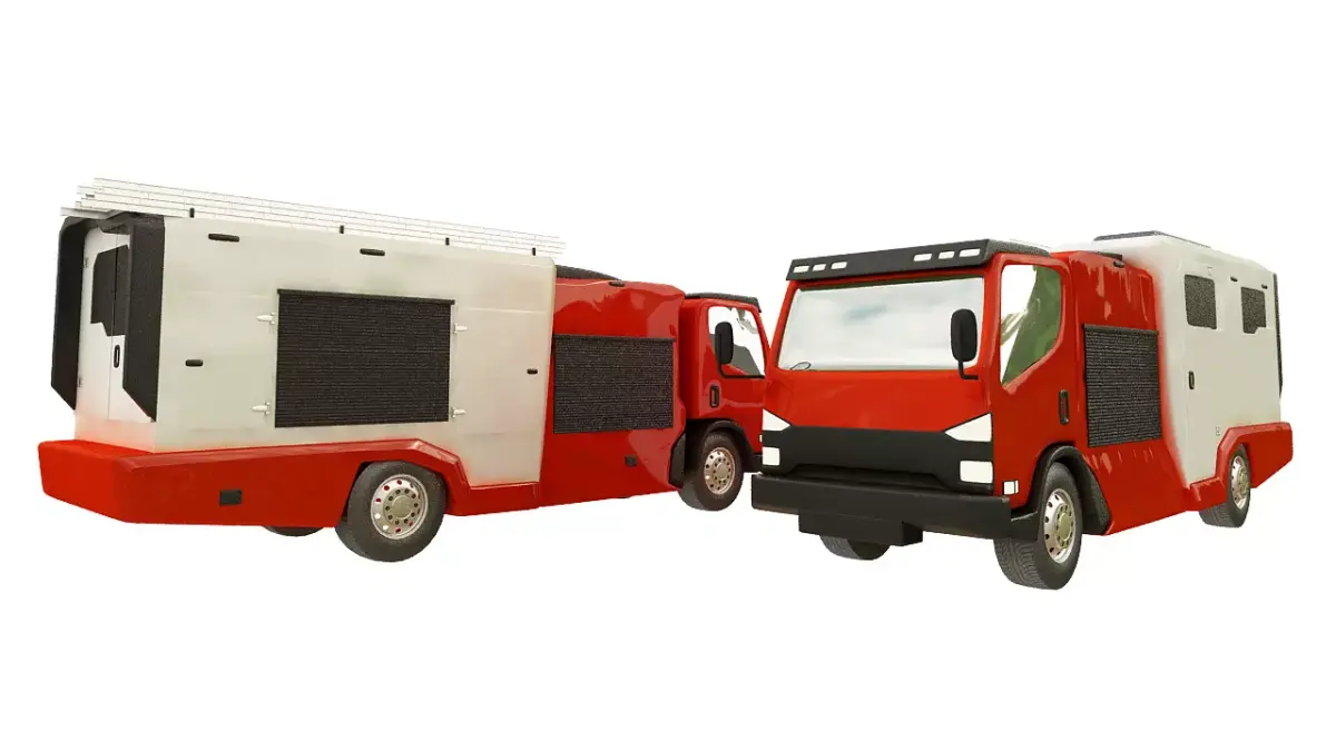 Special SCDF officers can tackle fires and medical emergencies 3D model